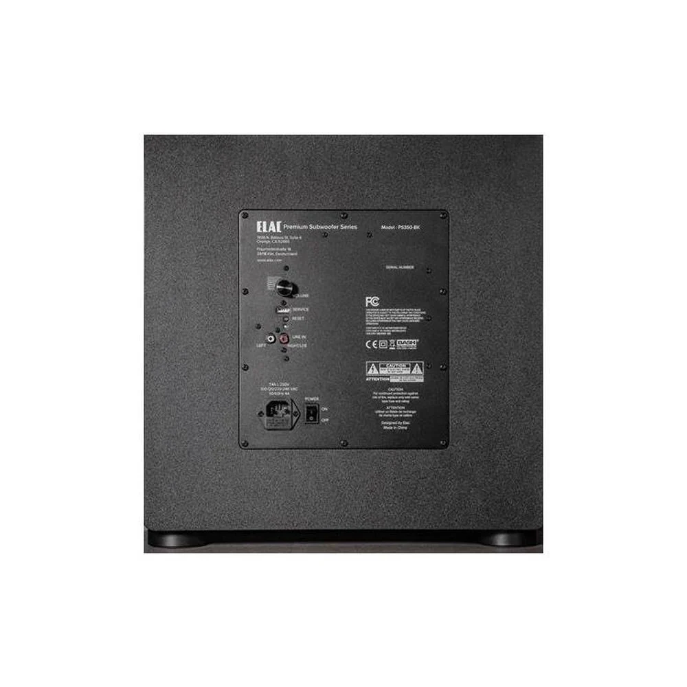 ELAC Varro PS350-BK Premium 12" powered subwoofer with Bluetooth app control and Auto EQ - Image 2