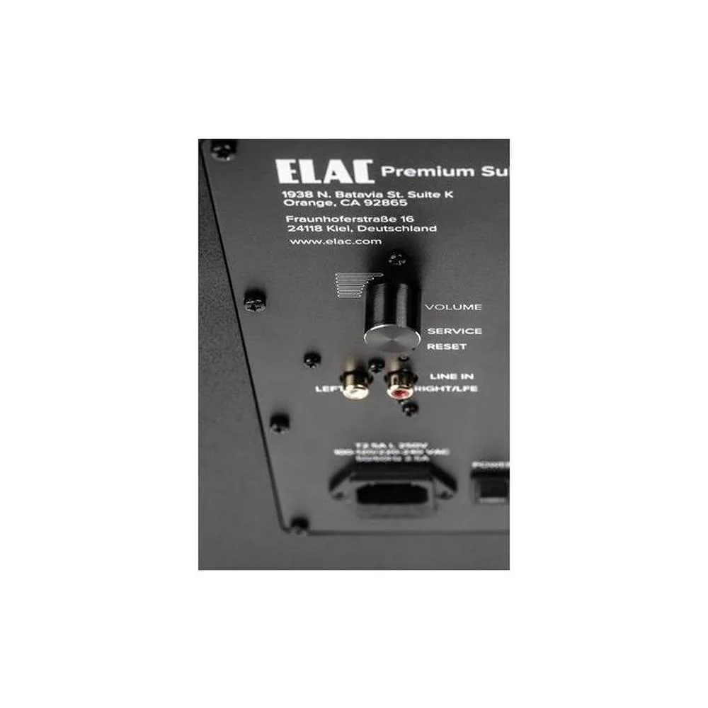 ELAC Varro PS350-BK Premium 12" powered subwoofer with Bluetooth app control and Auto EQ - Image 7