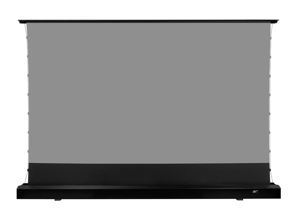 Elite Screens Kestrel Tab-Tension 3 CineGrey 4D, 135" Diag., 16:9 Aspect Ratio, ISF Certified 4K/8K Ultra HD Electric Floor-Rising Motorized Tab-Tensioned Front Projector Screen, FTE135H3-C4D - Image 2