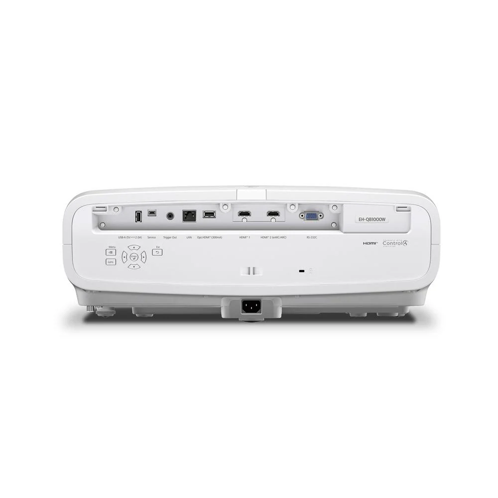 Epson QB1000W 4K Home Theater Laser Projector with 3300 Lumens - White - Image 4