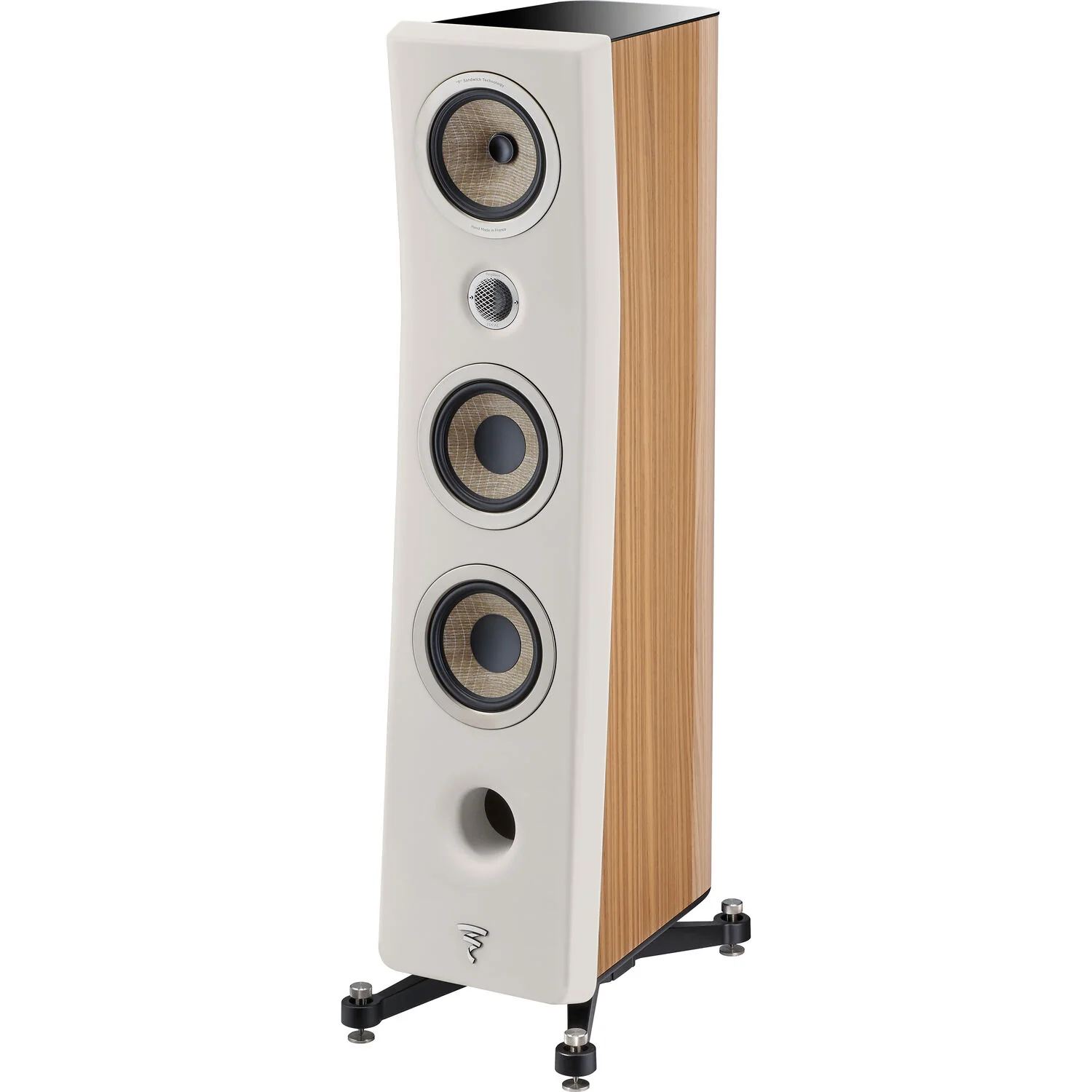 Focal Kanta N2 Floorstanding Speaker (High-Gloss Walnut & Ivory, Single) - Image 4