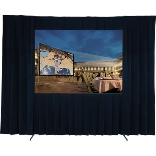 Grandview LS-Z92(169)WW3(+RE3) Super Mobile Screen - 92" - 16:9 - WW3.RE3 - w/ Front & Rear Surface - with Drapery Kit - Image 2