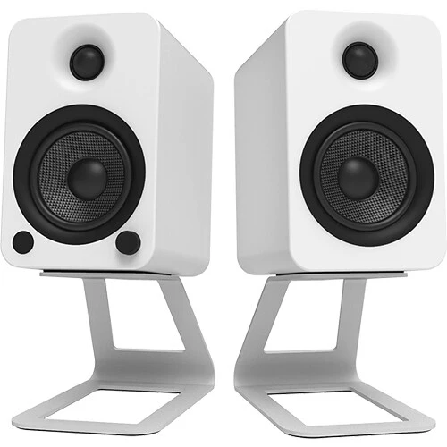 Kanto Living SE6 Desktop Speaker Stands (Pair, White) - Image 2