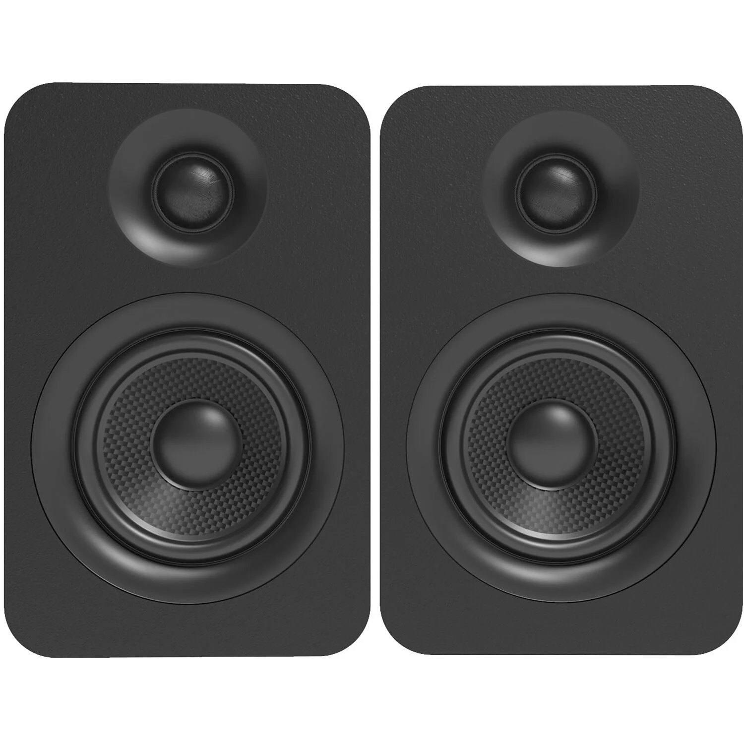 Kanto Living YUP4 2-Way Bookshelf Speakers (Matte Black, Pair) - Image 5