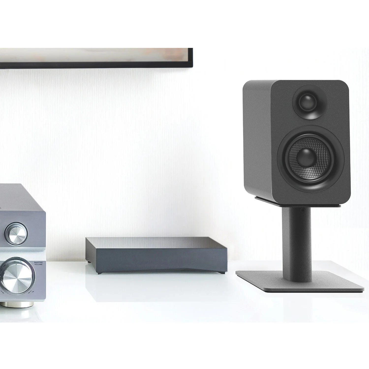 Kanto Living YUP4 2-Way Bookshelf Speakers (Matte Black, Pair) - Image 8