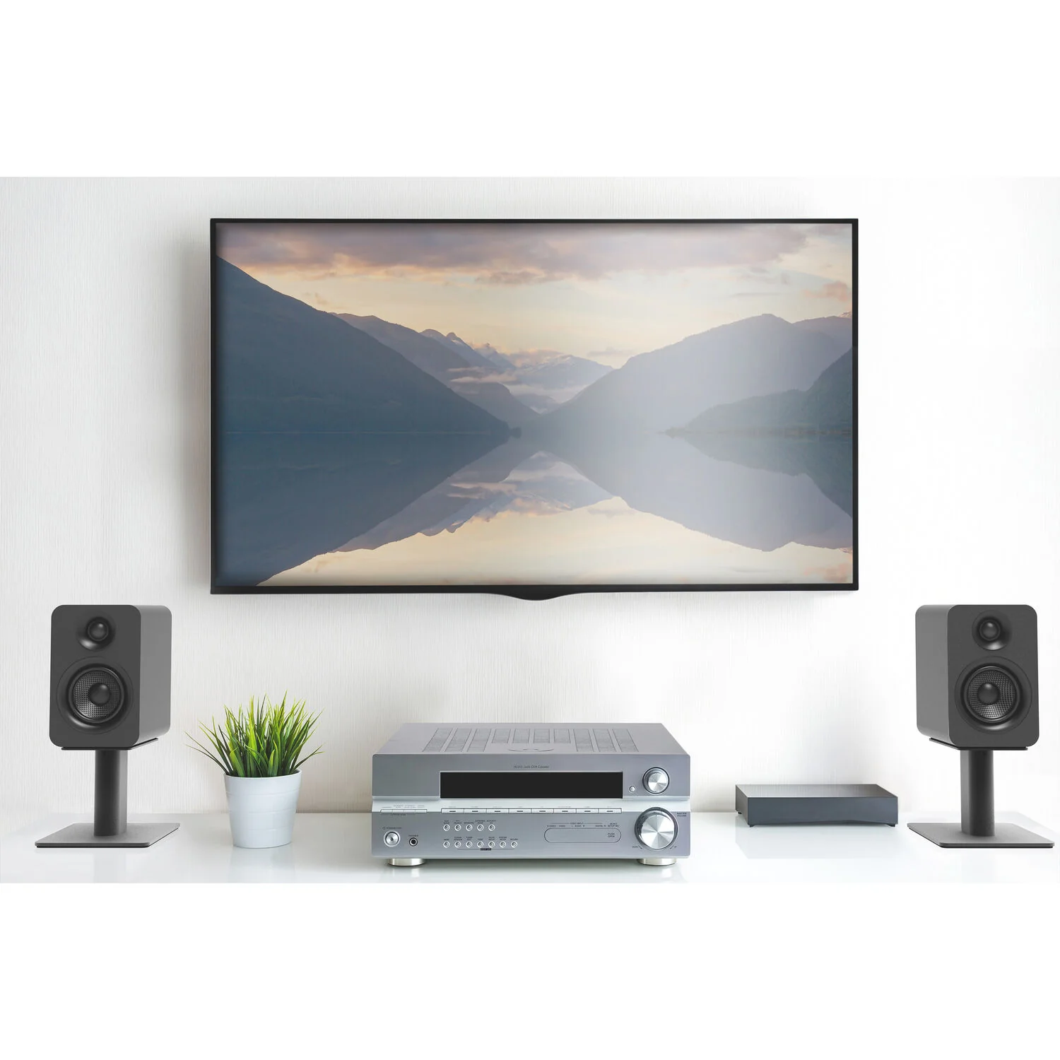Kanto Living YUP4 2-Way Bookshelf Speakers (Matte Black, Pair) - Image 9