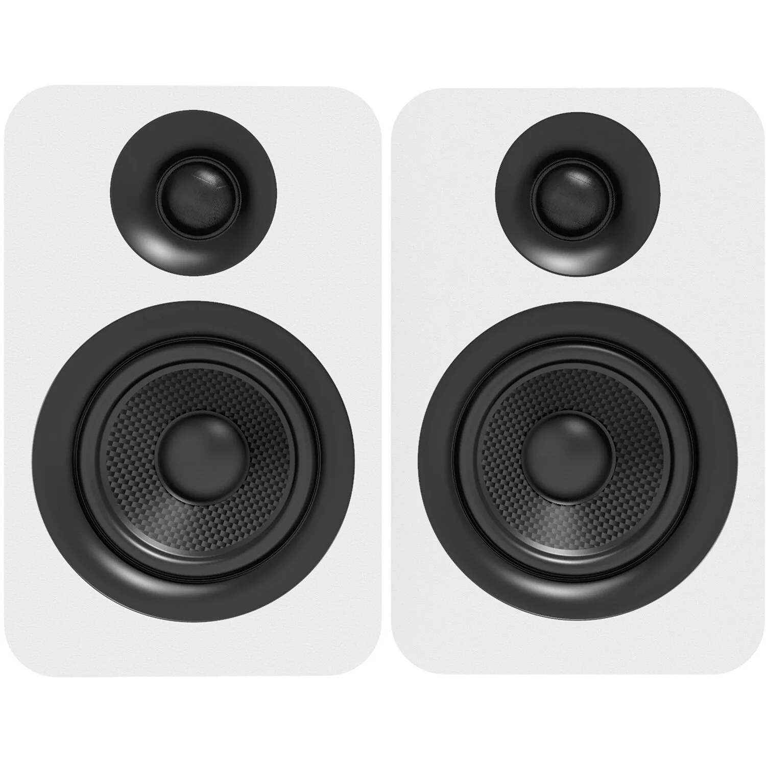 Kanto Living YUP4 2-Way Bookshelf Speakers (Matte White, Pair) - Image 3