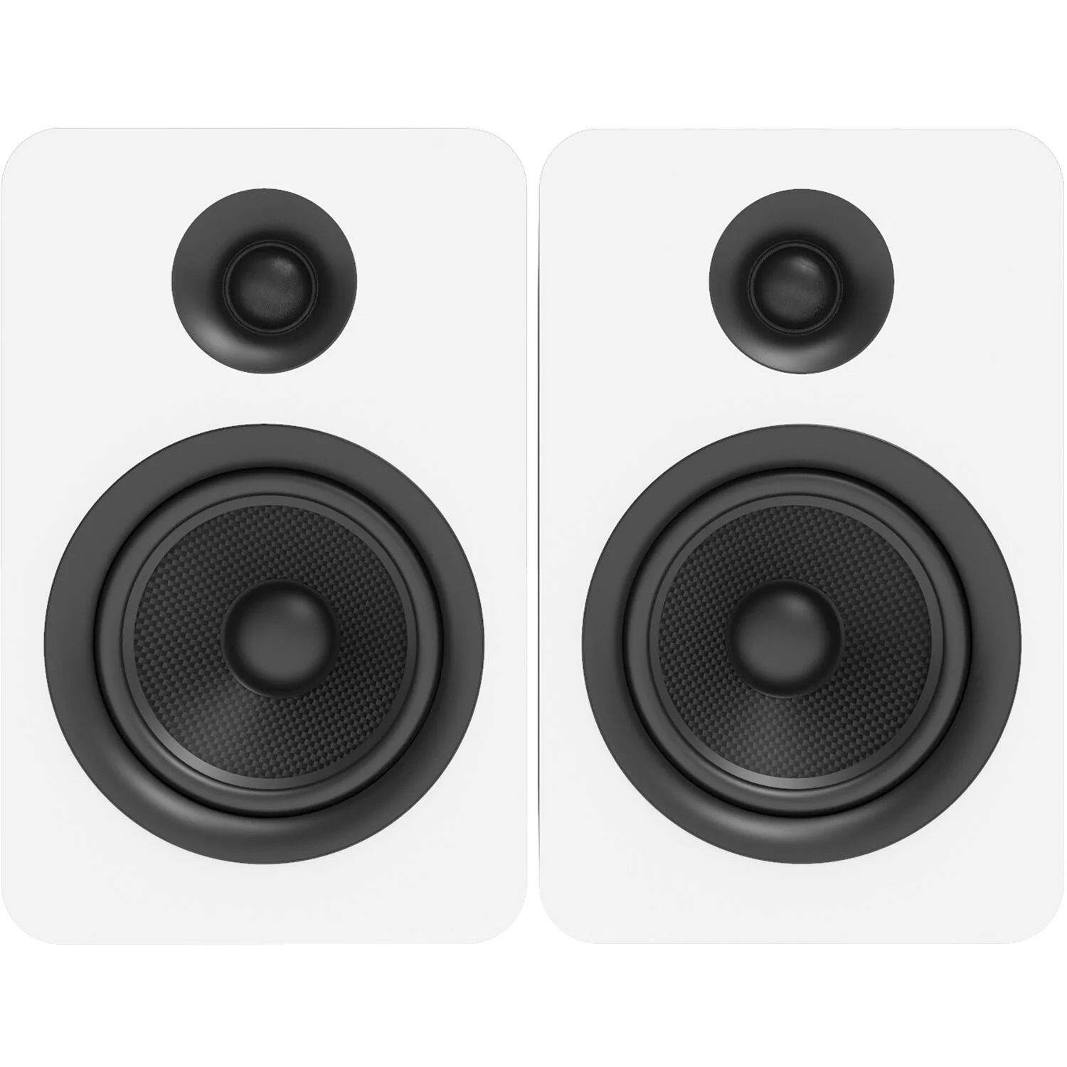 Kanto Living YUP6 2-Way Bookshelf Speakers (Matte White, Pair) - Image 2