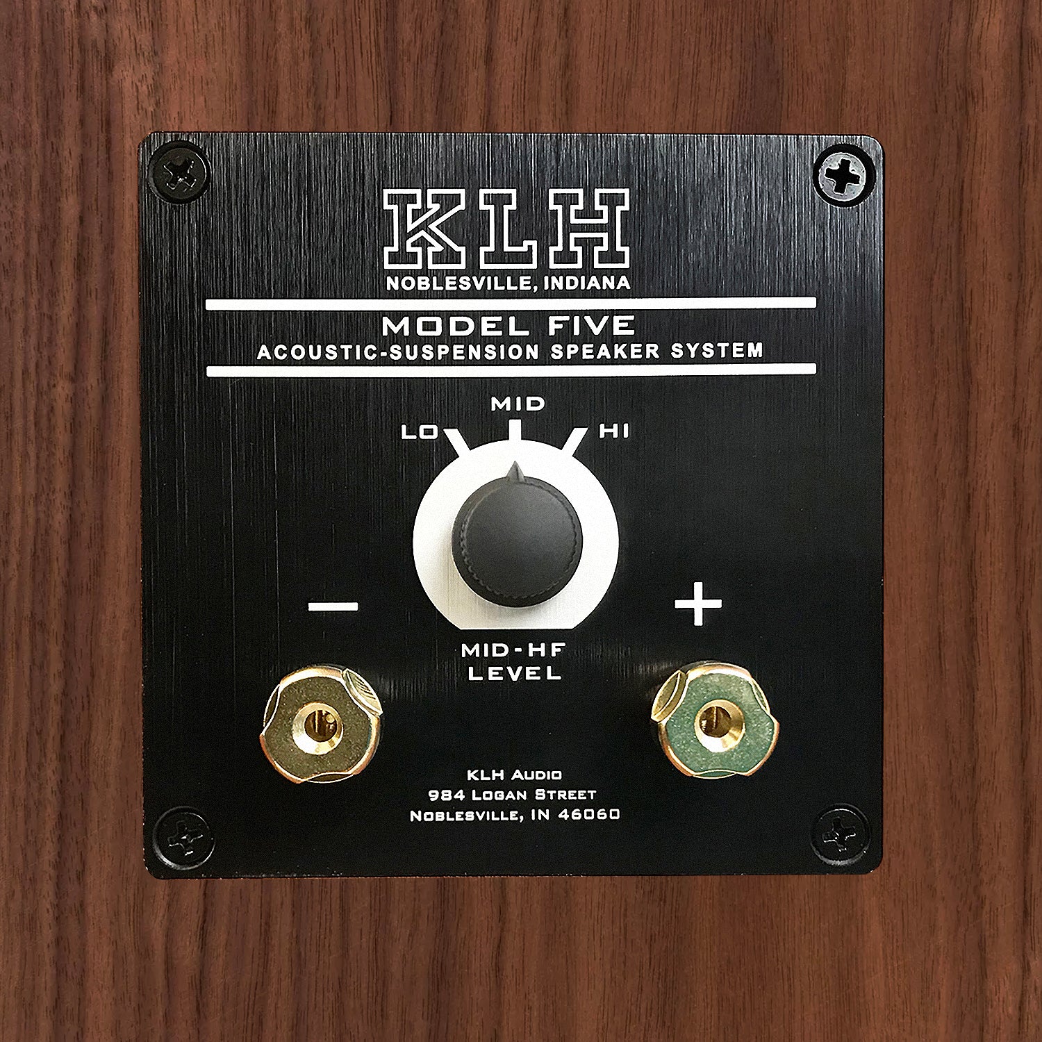 KLH KLHF00071 Model 5 Floorstanding Speaker - English Walnut - Image 4