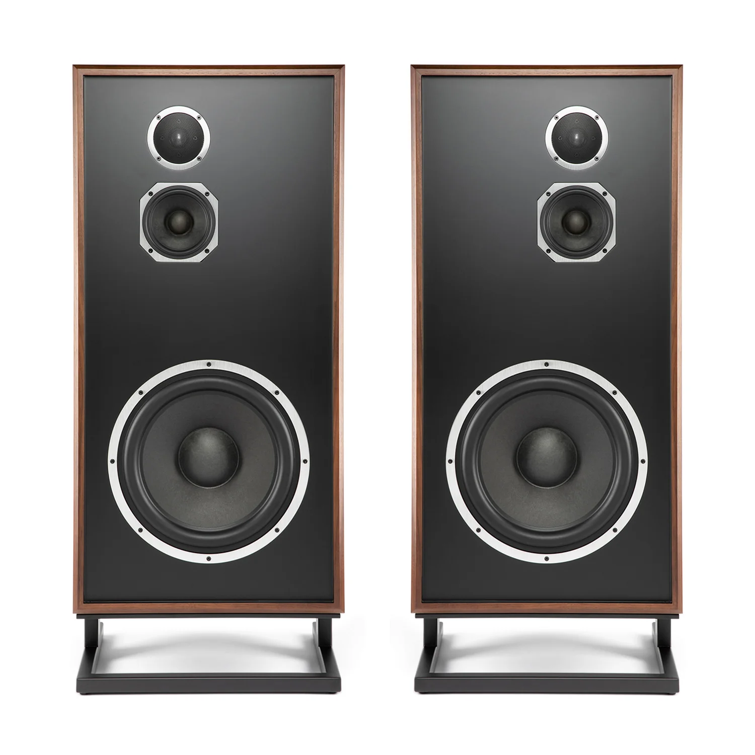 KLH Model 7 Floorstanding Speakers - English Walnut - (Pair) - Image 3