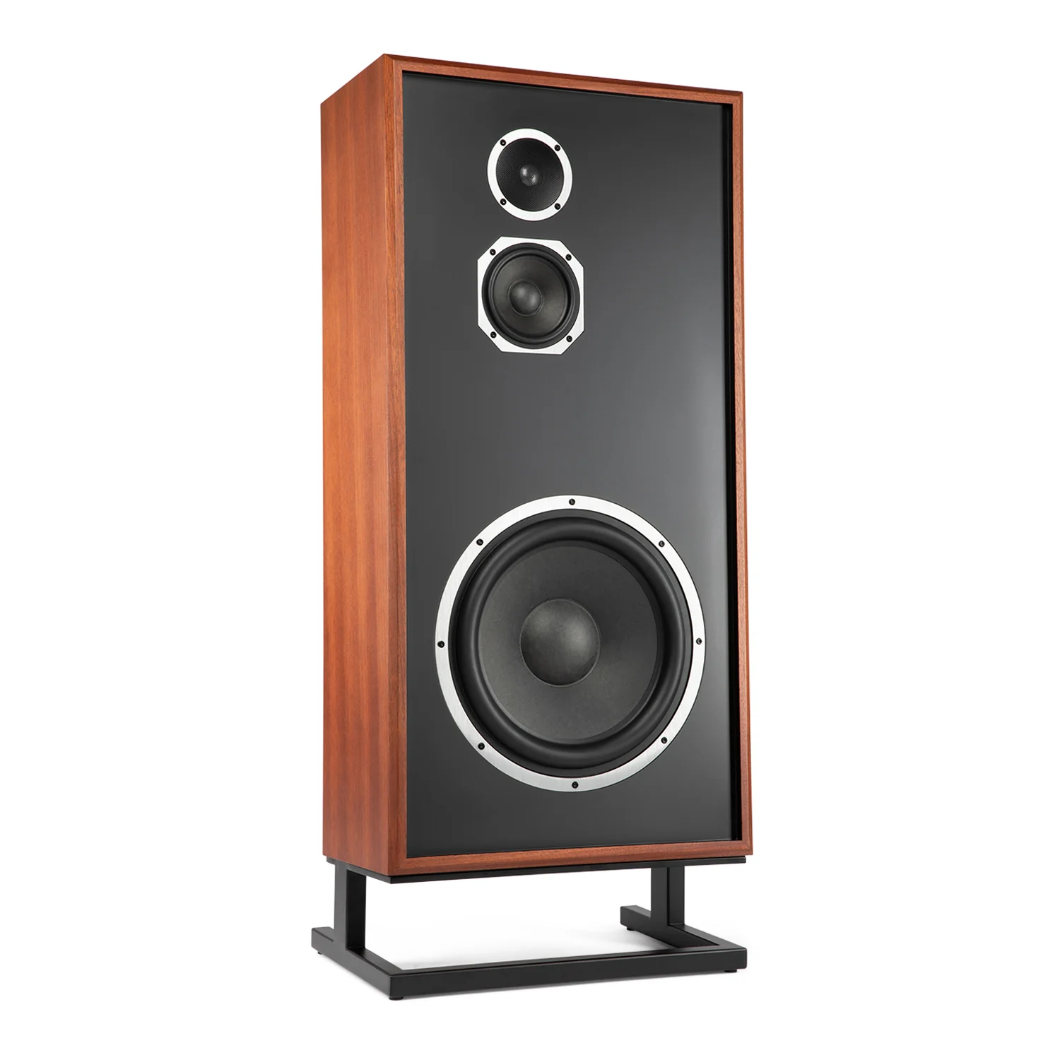 KLH Model 7 Floorstanding Speakers - West African Mahogany - (Pair) - Image 4