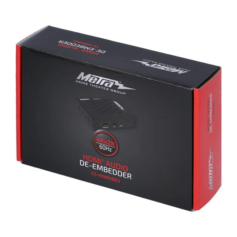 Metra AV CS-HDMABO3 HDMI Audio De-Embedder with Pass-Through 18Gbps - Image 5