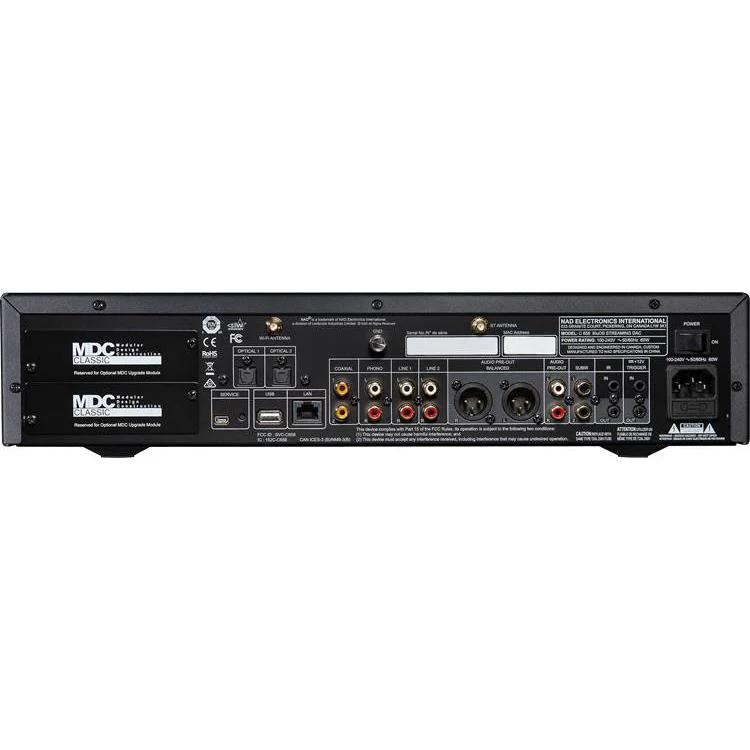 NAD C 658 BluOS network player/preamp/DAC with Wi-Fi and Bluetooth - Image 2