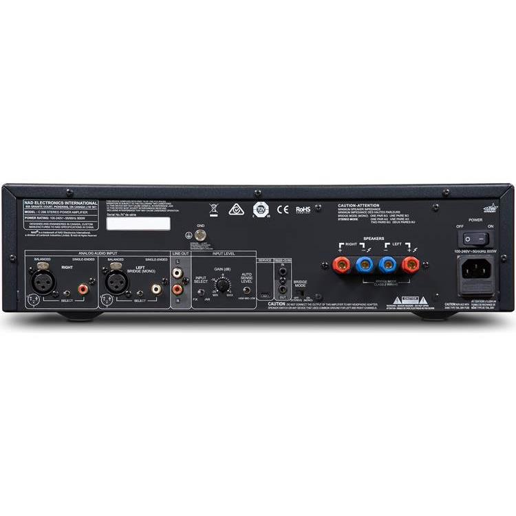 NAD C298 Stereo power amplifier - Image 2