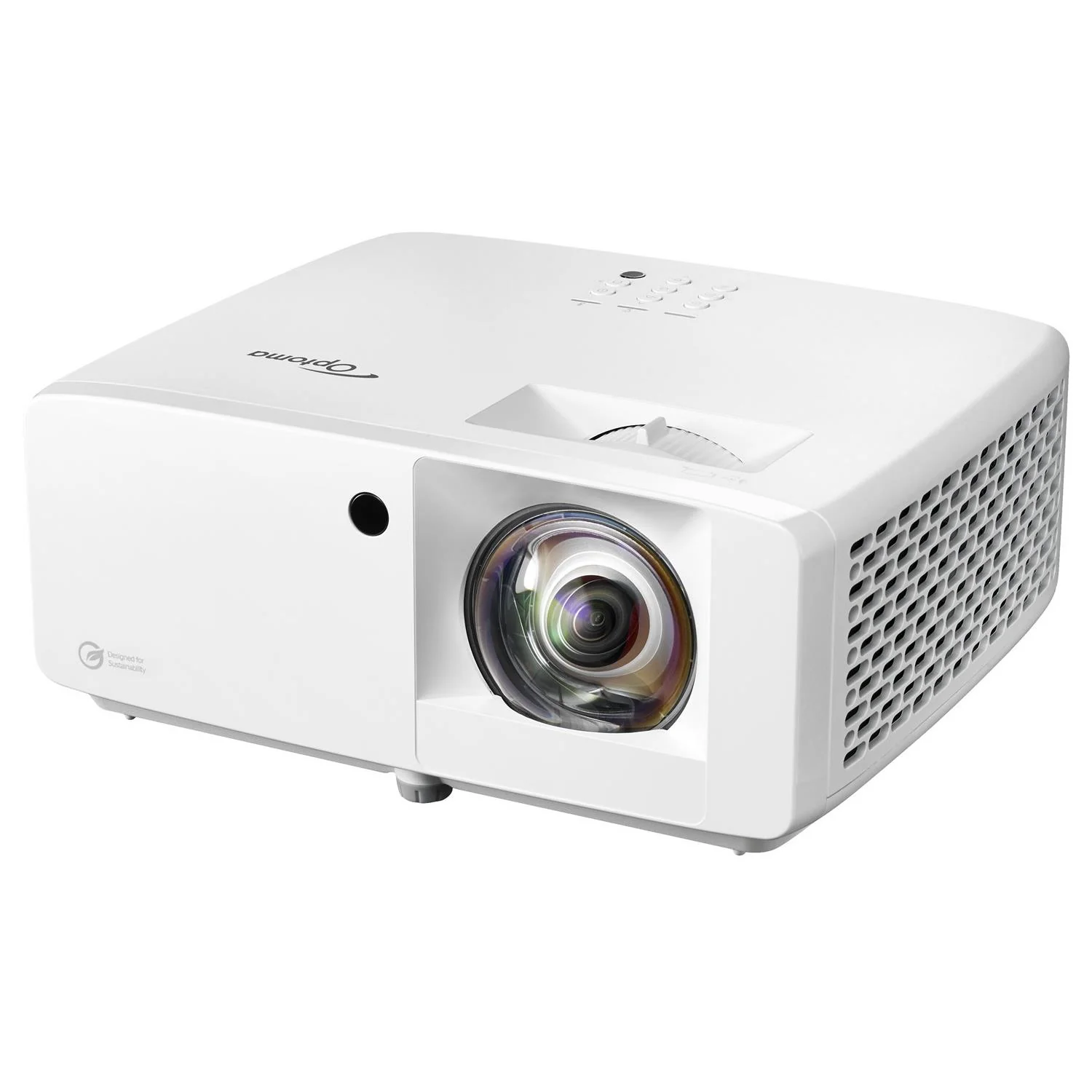 Optoma UHZ35ST Compact 4K Short Throw Laser Projector Eco-Friendly Design 3500 Lumens - Image 2