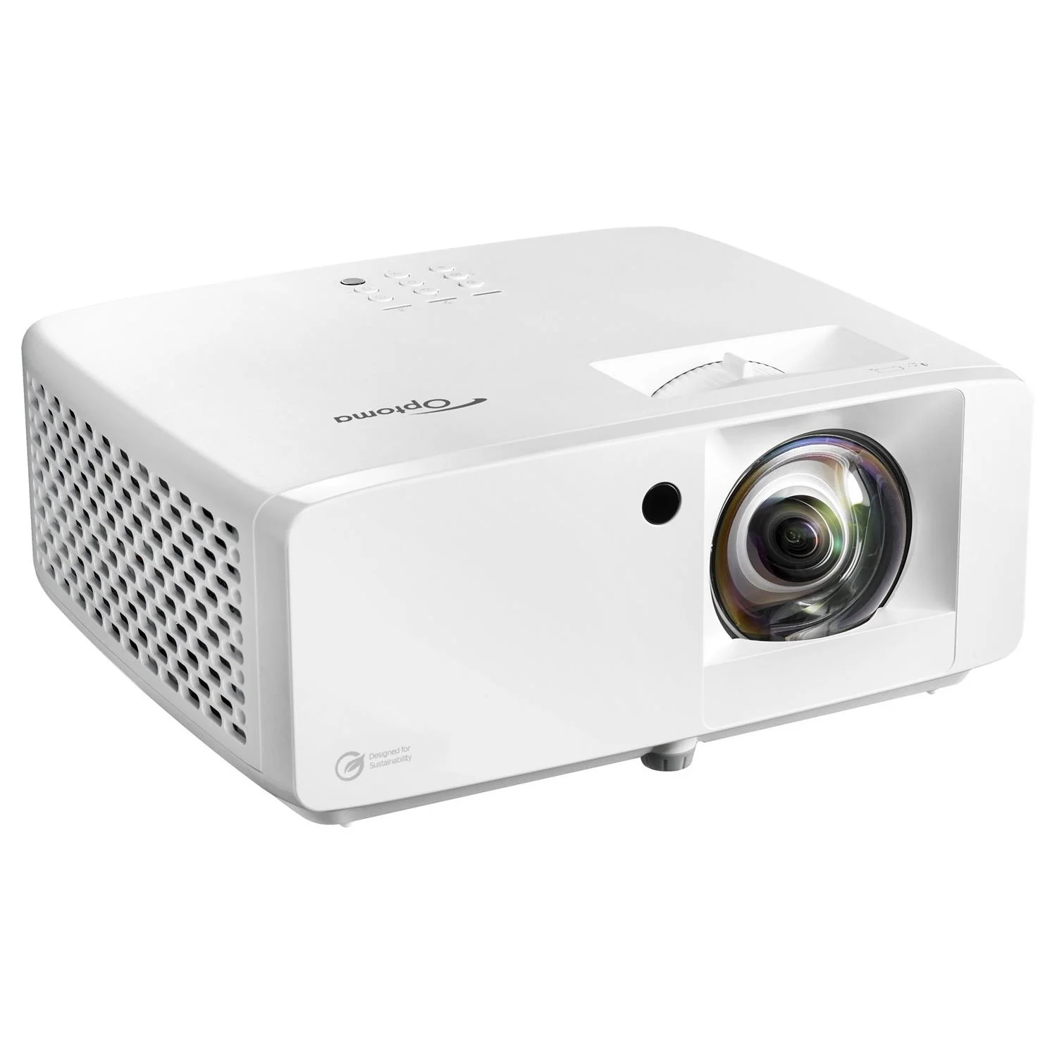 Optoma UHZ35ST Compact 4K Short Throw Laser Projector Eco-Friendly Design 3500 Lumens - Image 3