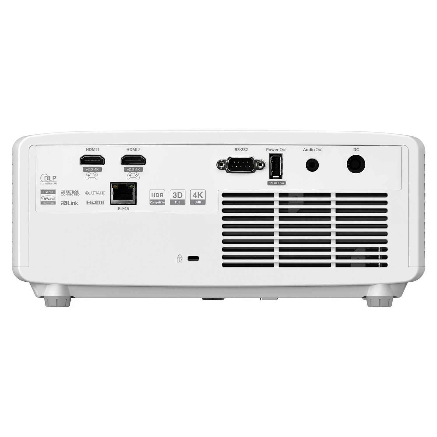 Optoma UHZ35ST Compact 4K Short Throw Laser Projector Eco-Friendly Design 3500 Lumens - Image 4