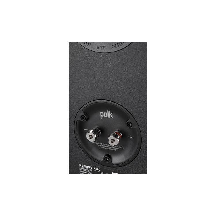 Polk Reserve R100 Bookshelf speakers (Pair) (Midnight Black) - Image 2