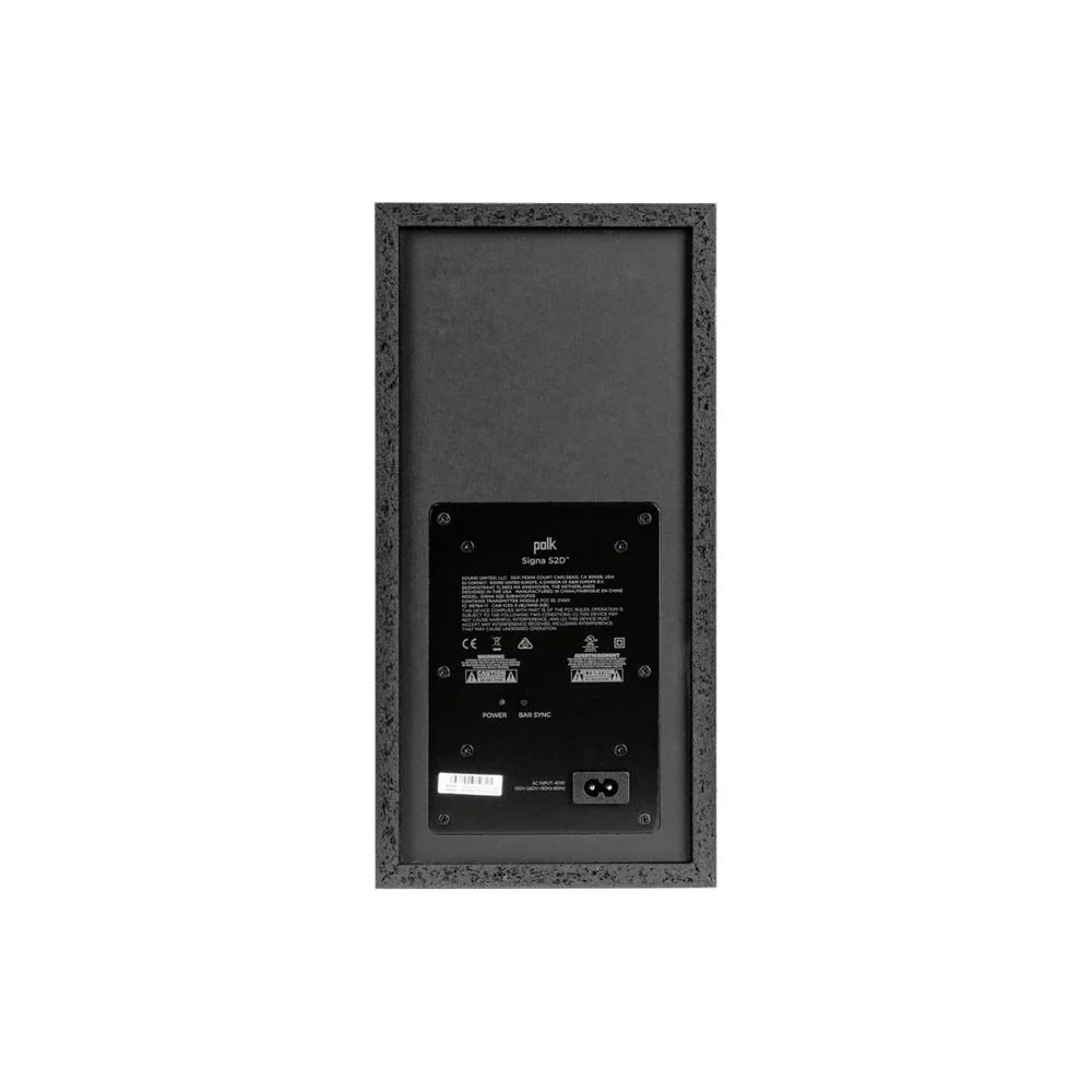 Polk Signa S2D Powered 2.1-channel sound bar and wireless subwoofer system - Image 7
