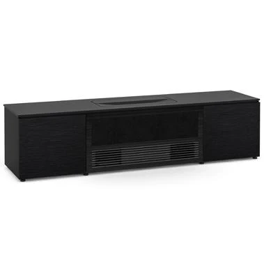 Salamander Designs Chicago 245 Cabinet for integrated Epson LS800 UST Projector - Black Oak, Black Top - X/EPSLS800/245CH/BK