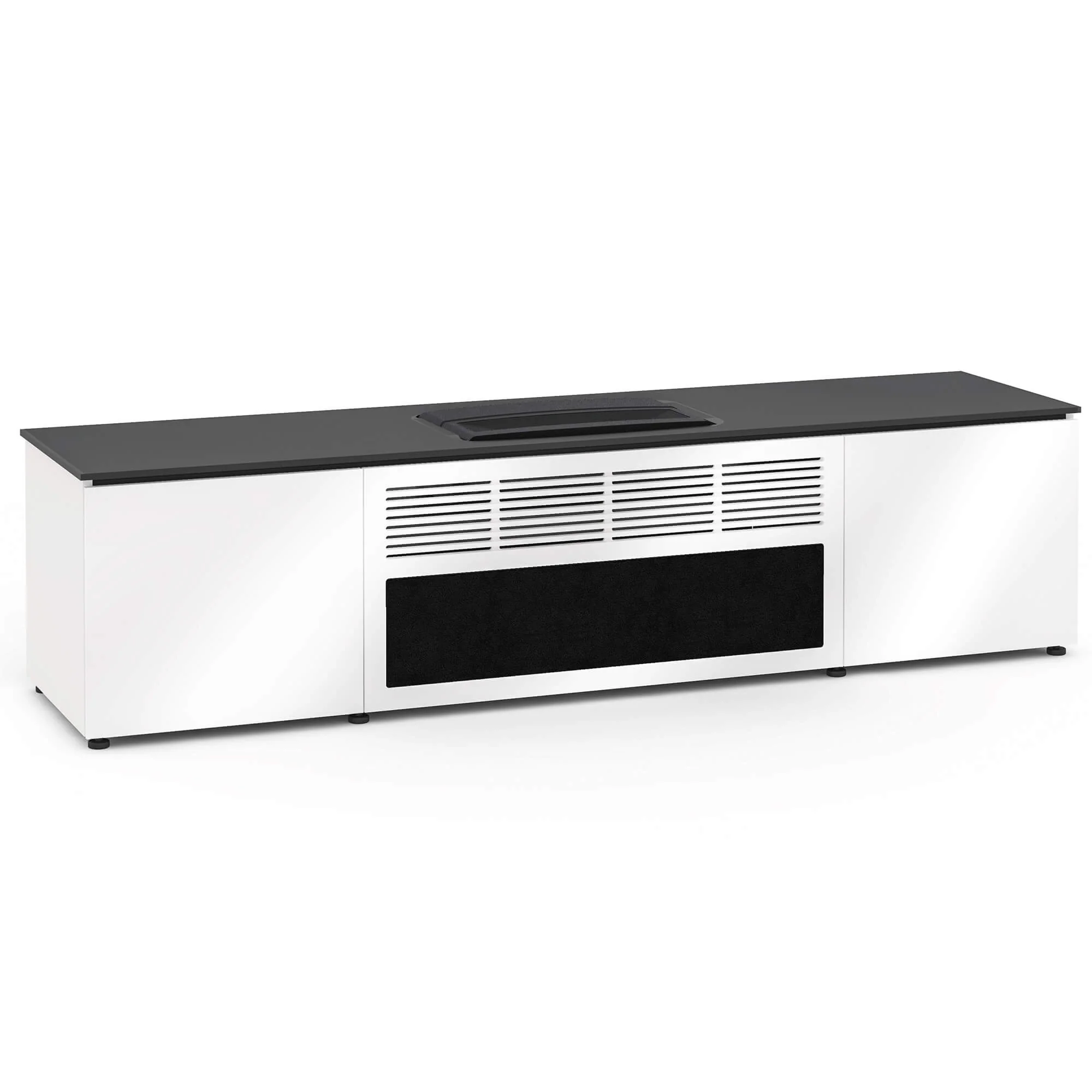 Salamander Designs Miami 245 Cabinet for integrated Hisense L9Q UST Projector - Gloss White - C2/HSE1UST/245MM/GW