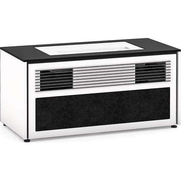 Salamander Designs Siena 229S Cabinet for integrated LG HU915QB/E & LG HU85LA/S UST Projector - Gloss White, Black Top - X/LG1/229S/GW/BK