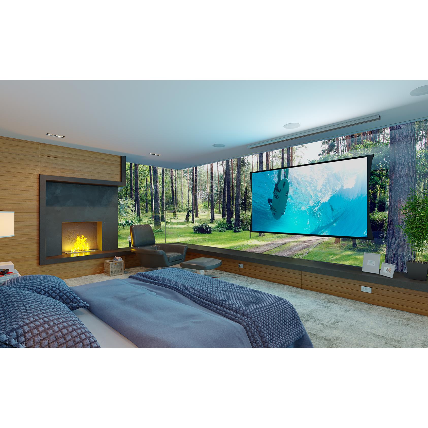 Screen Innovations Zero-G Motorized Flush - 92" (45x80) - 16:9 - 360 - 5TGFL92TS - Image 5