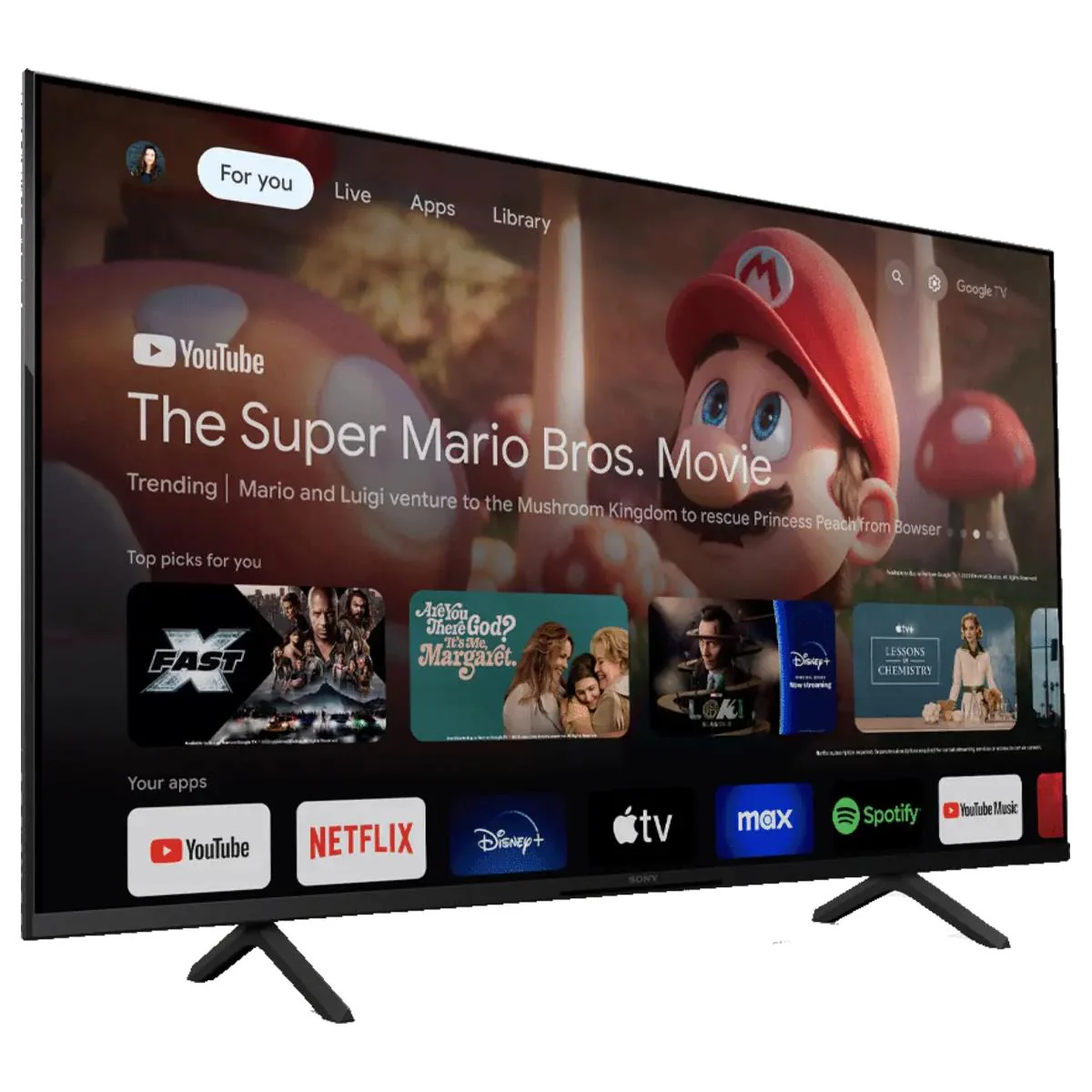 Sony K-50S30 BRAVIA 3 50" 4K LED Television HDR Smart TV (2024) - Image 2