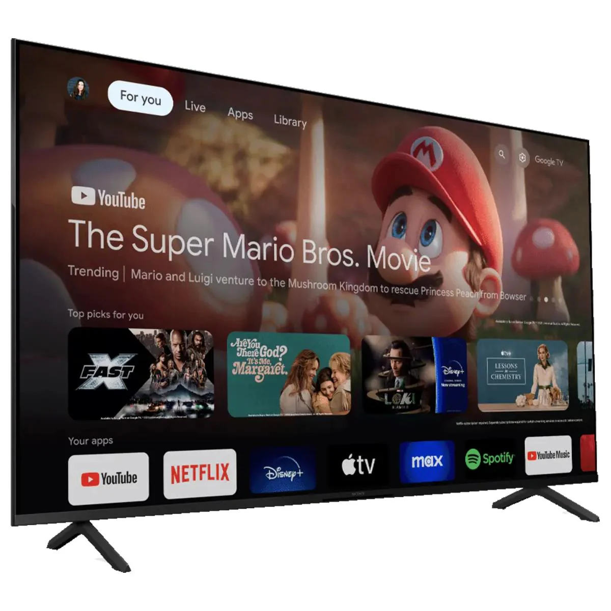 Sony K-55S30 BRAVIA 3 55" 4K LED Television HDR Smart TV (2024) - Image 2