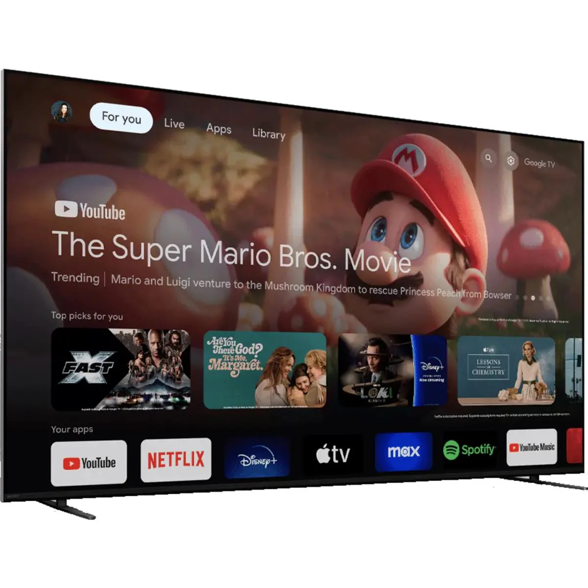 Sony K-65XR70 65 Inch Mini LED QLED 4K Ultra HD TV BRAVIA 7 Smart Television (2024) - Image 2