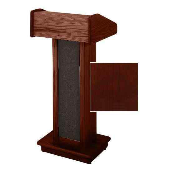 Sound-Craft LCR Club Series 47"H Lectern with Dark Cherry Wood Veneer