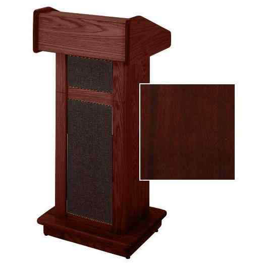 Sound-Craft TCFLSA Club Series 47"H Modular Lectern with Dark Mahogany Finish