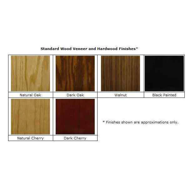 Sound-Craft TE1K Keynote Series 20.5"H Tabletop Lectern with Dark Oak Wood Veneer - Image 2