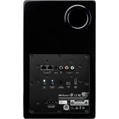 SVS Prime Wireless Pro Powered bookshelf speakers with Google Chromecast, DTS Play-Fi and Apple AirPlay 2 (Piano Gloss Black) - Image 4