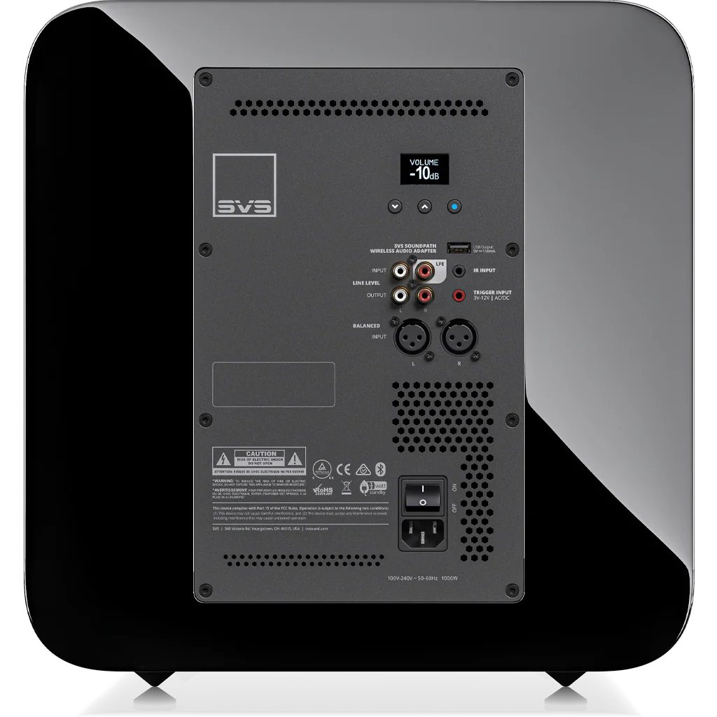 SVS SB-3000R Evolution Powered subwoofer with app control (Piano Gloss Black) - Image 3