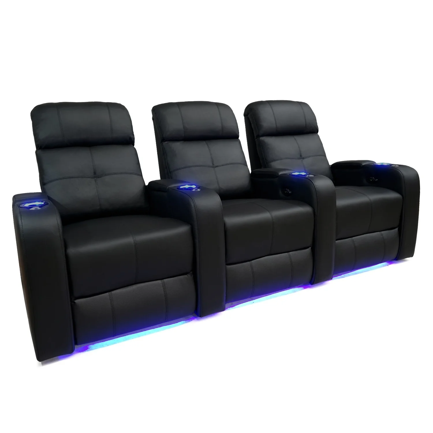 Valencia Verona Motorized Home Theater Seating - Top Grain Leather - Valencia-Verona-3