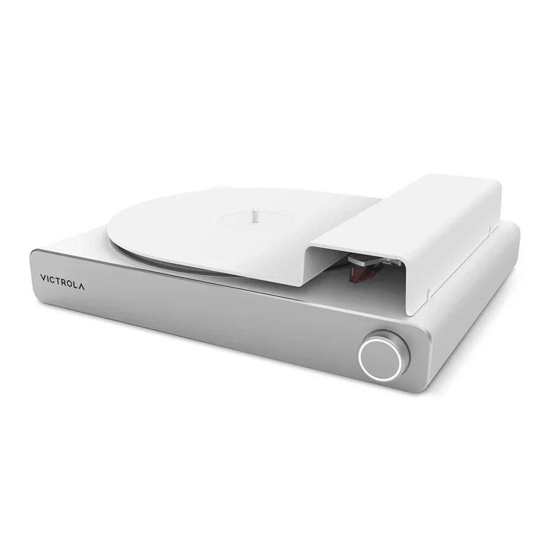 Victrola VPT-3000 Stream Pearl Wifi and Bluetooth Turntable (works with Sonos) - White/Silver - Image 3
