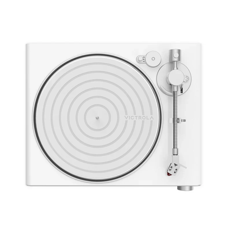 Victrola VPT-3000 Stream Pearl Wifi and Bluetooth Turntable (works with Sonos) - White/Silver - Image 4