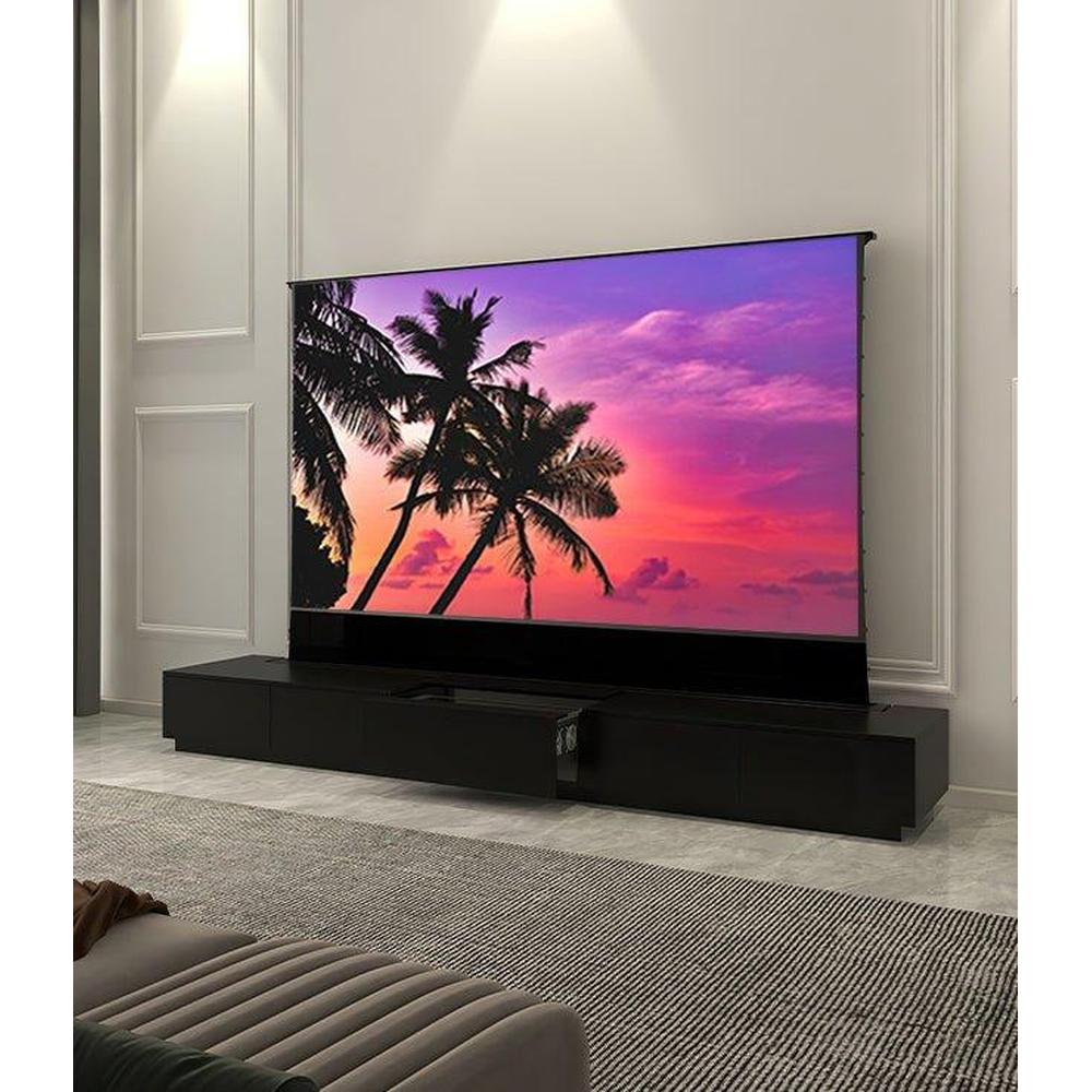 Vividstorm VC59MC100B Monte Carlo Motorized UST Laser TV Cabinet - Black - Image 3