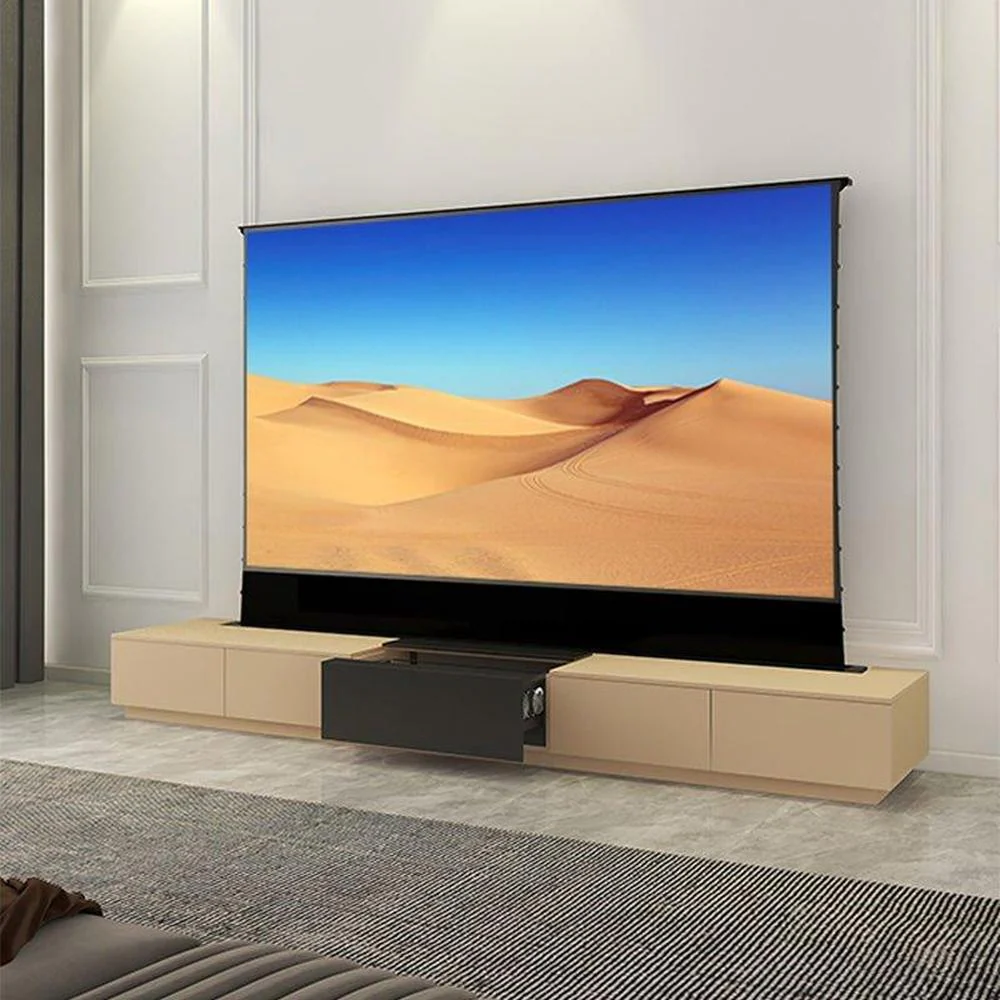 Vividstorm VC59MC100K Monte Carlo Motorized UST Laser TV Cabinet - Oak
