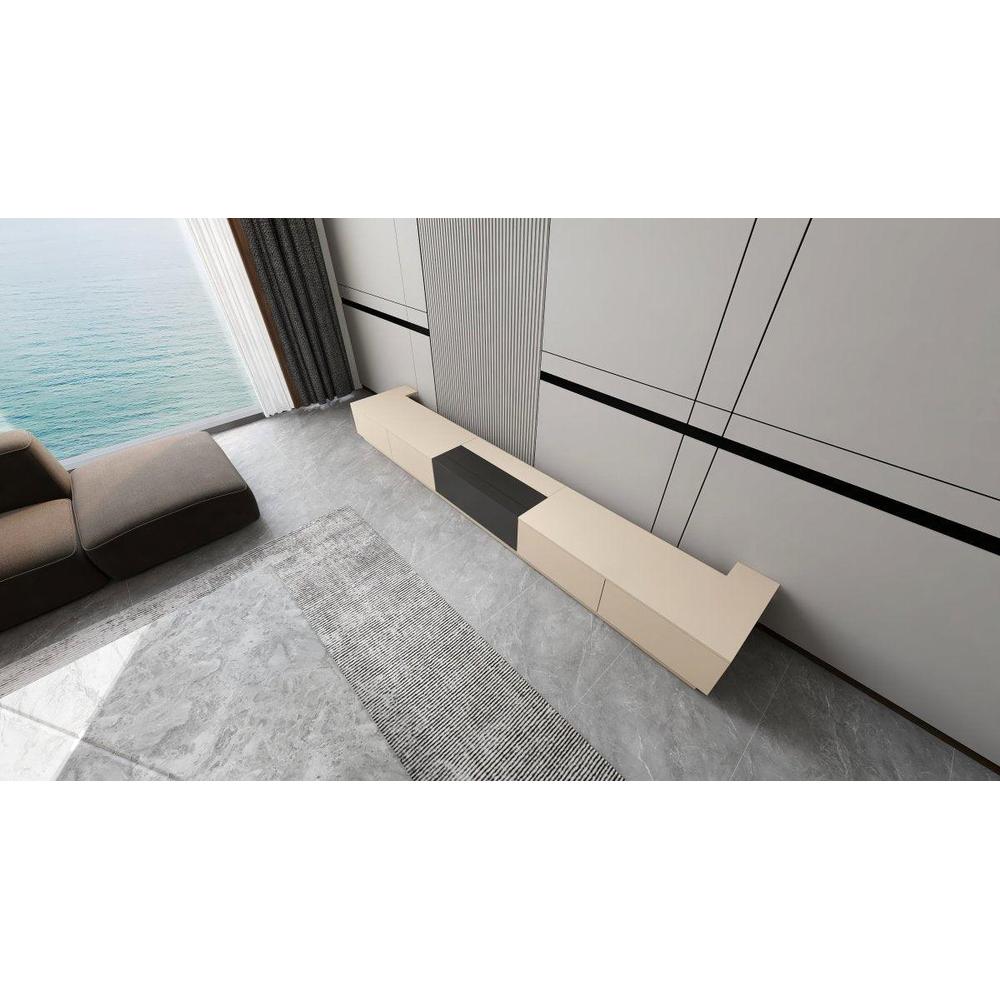 Vividstorm VC59MC92K Monte Carlo Motorized UST Laser TV Cabinet - Oak - Image 3