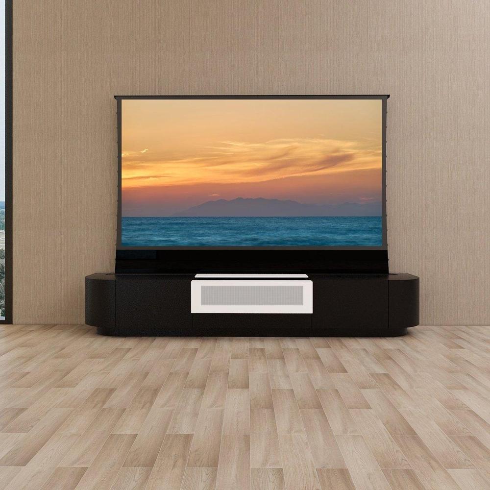 Vividstorm VC89FR120B Florence Motorized UST Laser TV Cabinet - Black