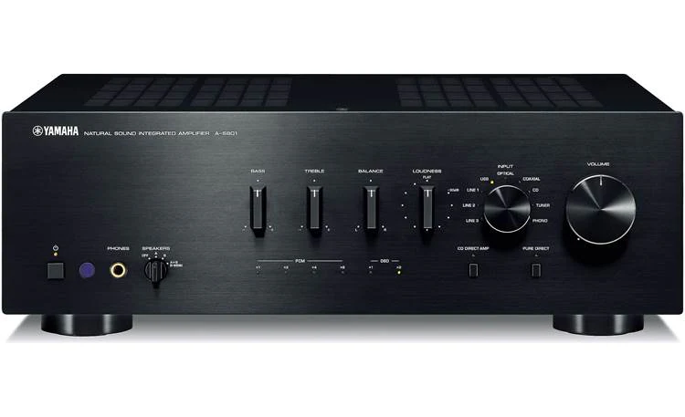Yamaha A-S801 Stereo integrated amplifier with built-in DAC (Black) - A-S801BL - Image 3