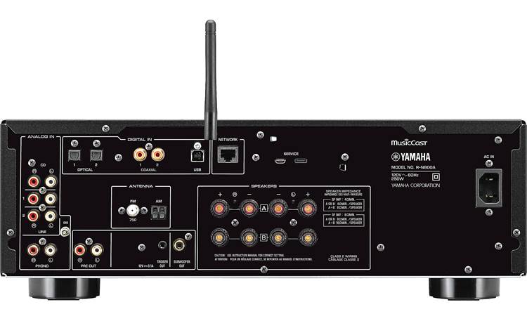 Yamaha R-N800A Stereo receiver with Wi-Fi, Bluetooth and Apple AirPlay 2 (Black) - R-N800ABL - Image 2